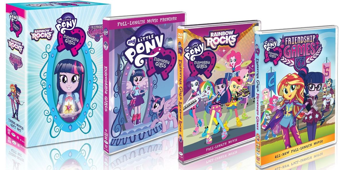 My Little Pony: Equestria Girls 3 Movie Gift Set (DVD)