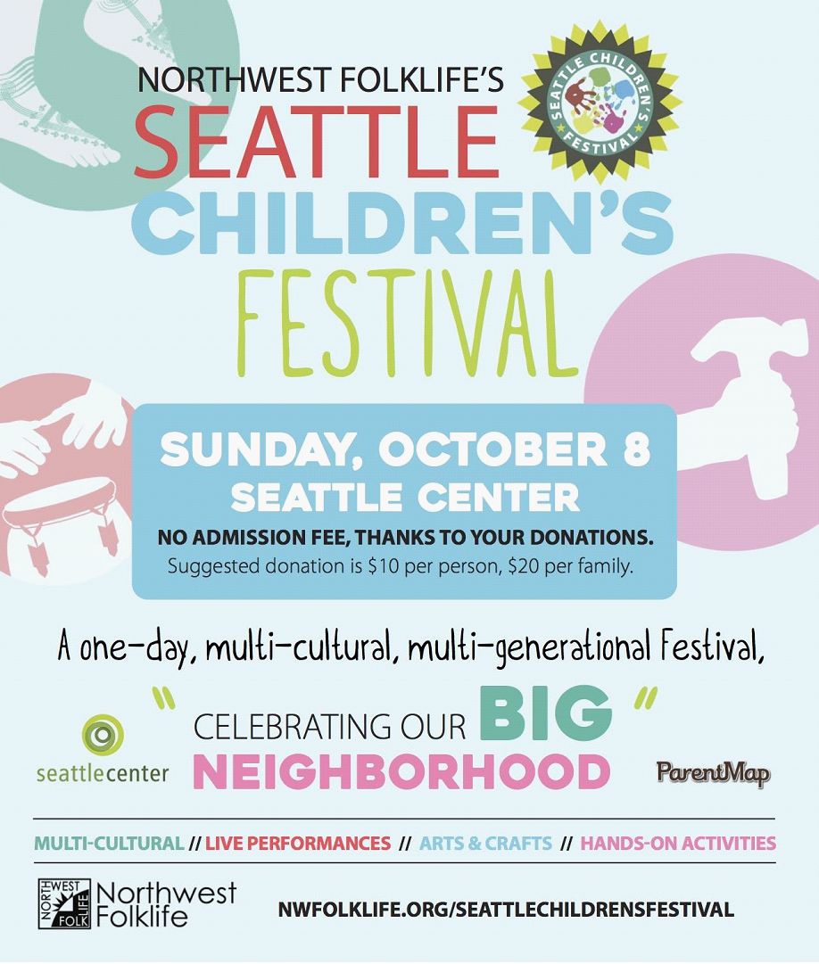 Folklife’s Seattle Children’s Festival Schedule Ready One Month Before Event